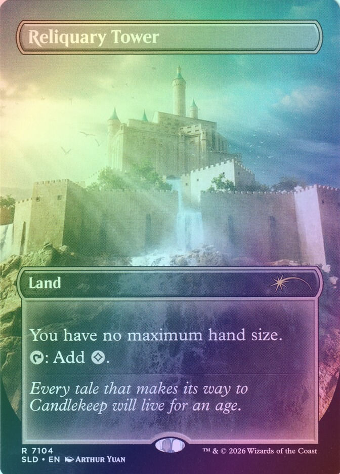 Reliquary Tower (SLD) (7104) / Borderless / Foil