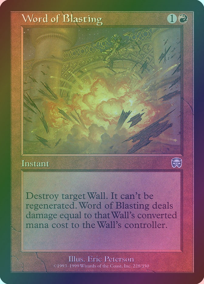 Word of Blasting (MMQ) (228) / Foil