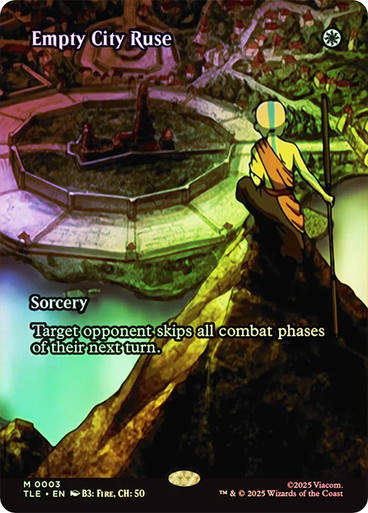 Empty City Ruse (TLE) (3) / Borderless / Foil