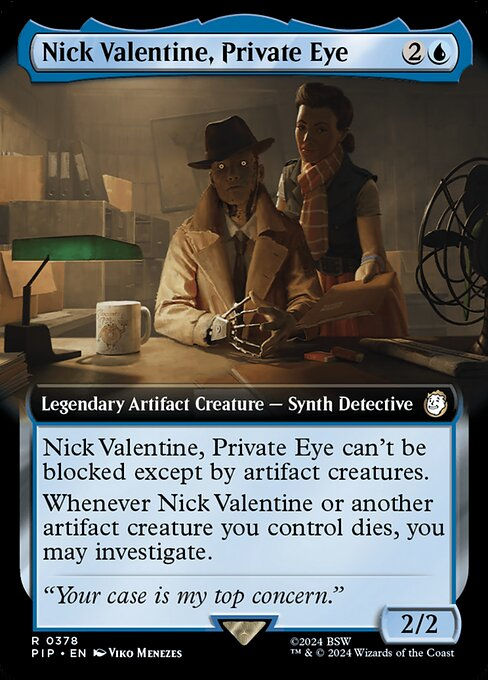 Nick Valentine, Private Eye (pip) (378) / Extended Art