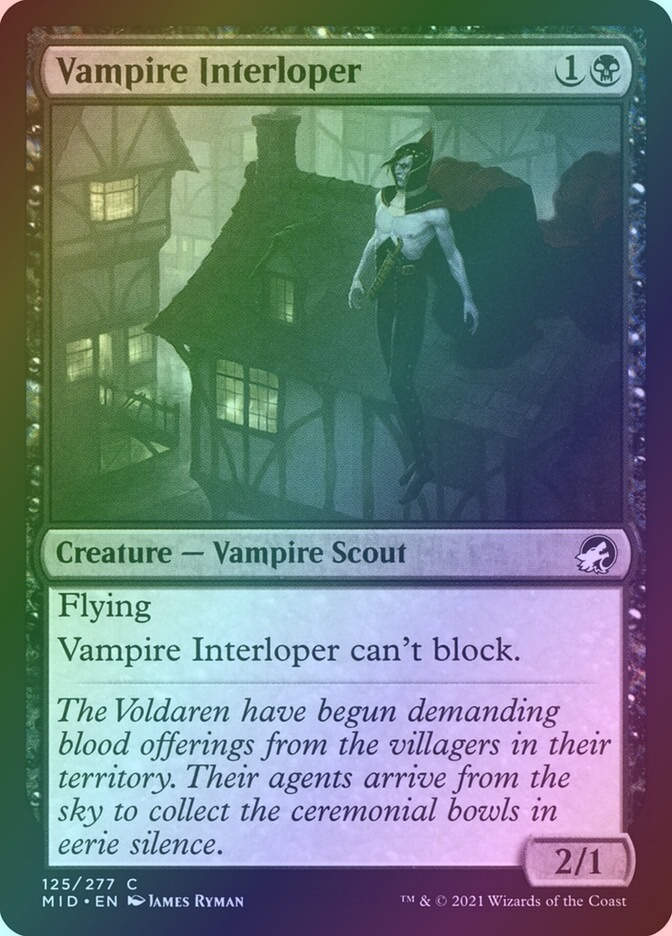 Vampire Interloper (MID) (125) / Foil