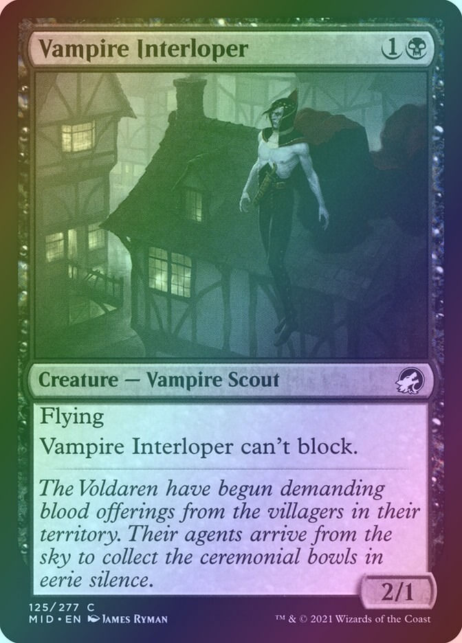 Vampire Interloper (MID) (125) / Foil