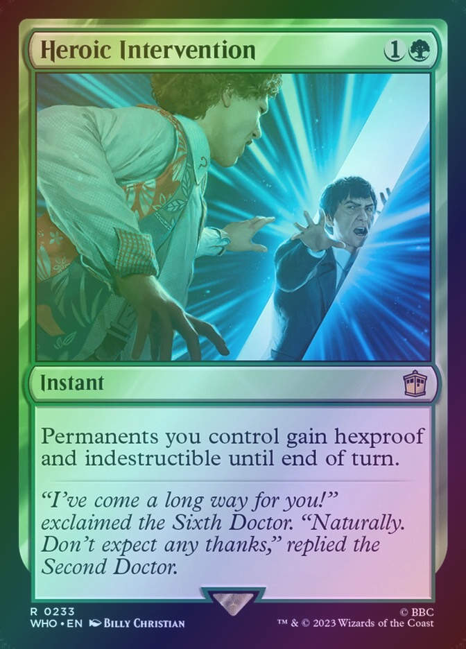 Heroic Intervention (WHO) (233) / Foil