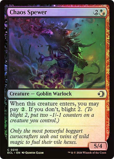 Chaos Spewer (ECL) (210) / Foil