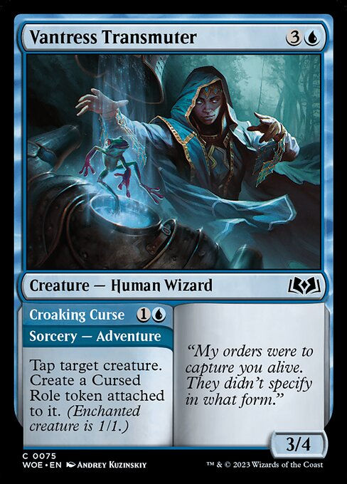 Vantress Transmuter // Croaking Curse (woe)