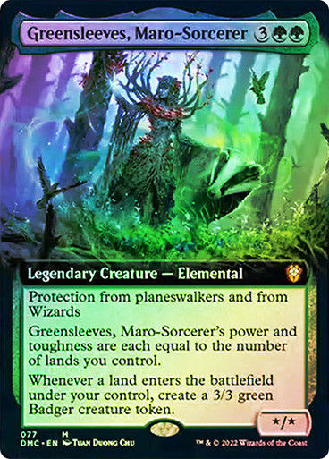 Greensleeves, Maro-Sorcerer (DMC) / Extended Art Foil