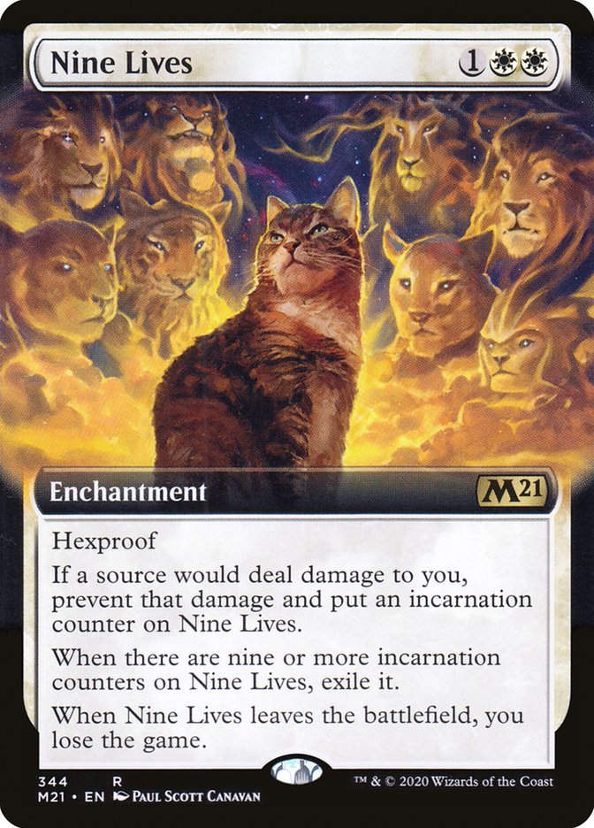 Nine Lives (M21) (344) / Extended Art