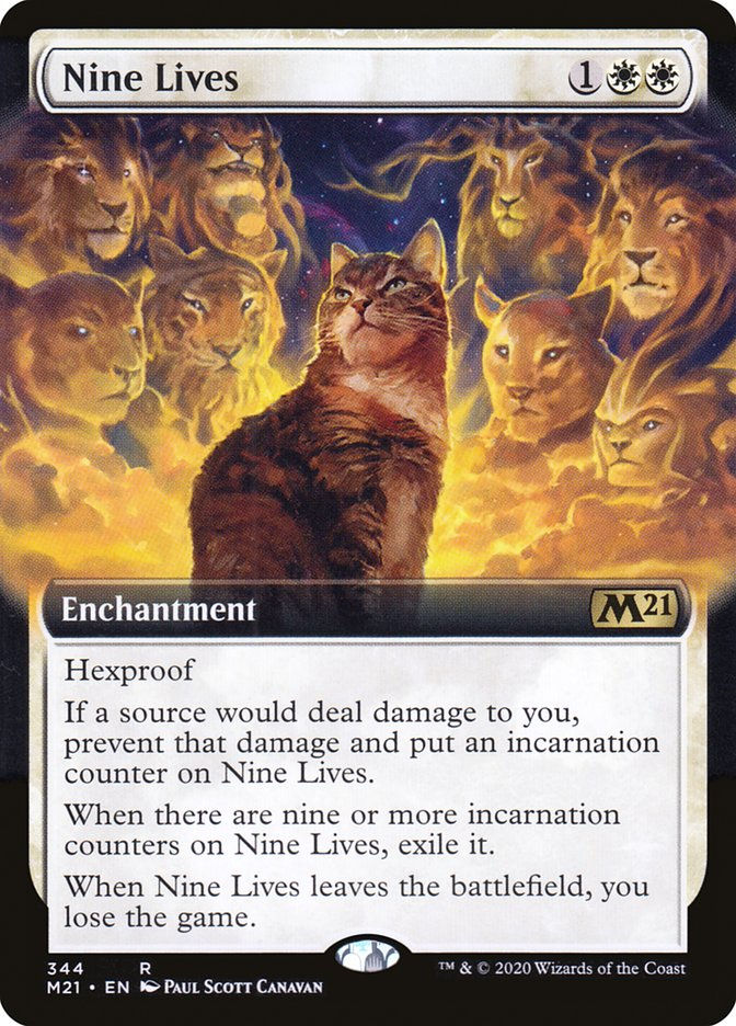 Nine Lives (M21) (344) / Extended Art