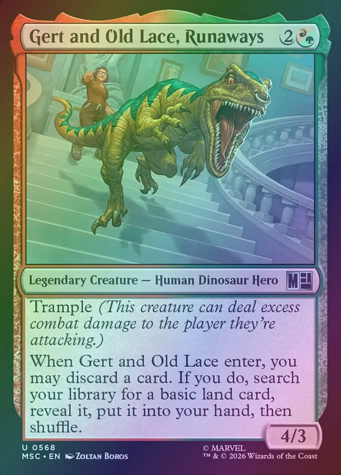 Gert and Old Lace, Runaways (MSC) (568) / Foil