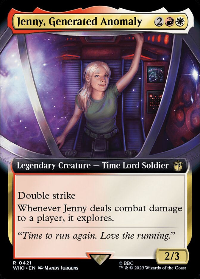 Jenny, Generated Anomaly (WHO) (421) / Extended Art
