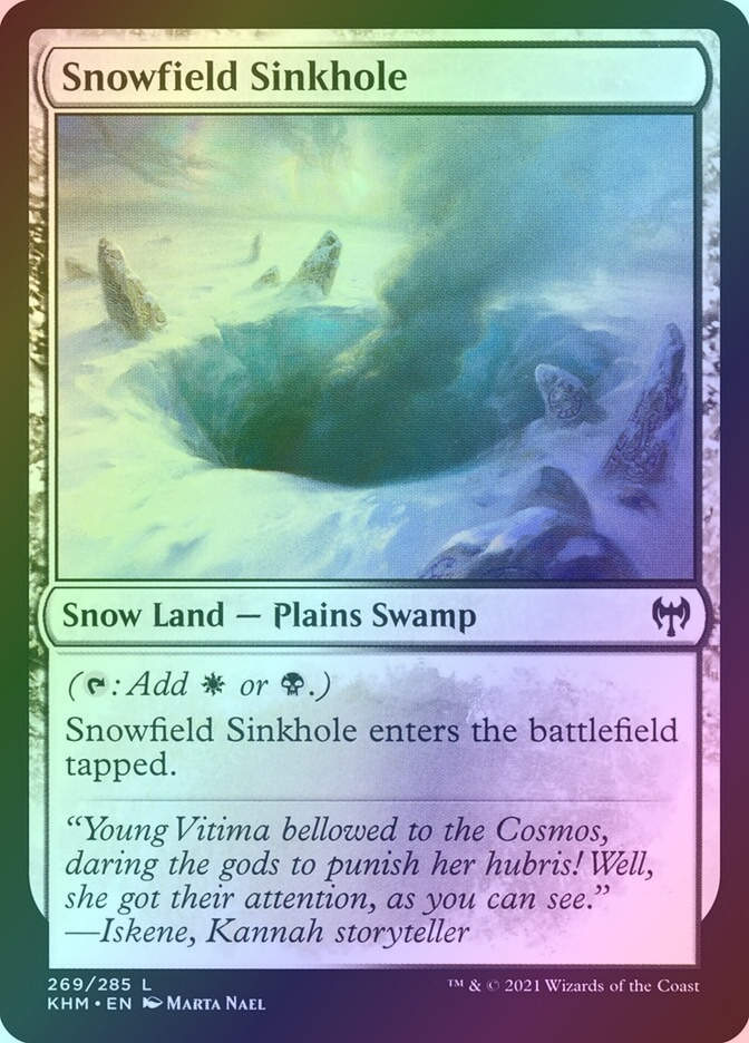 Snowfield Sinkhole (KHM) (269) / Foil