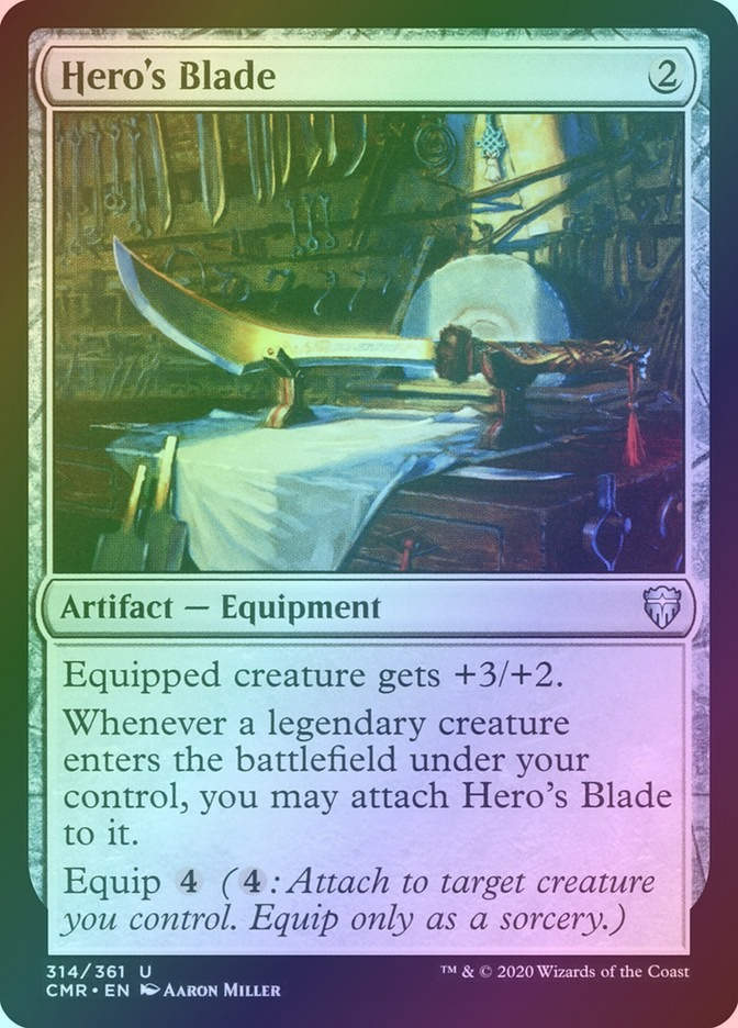 Hero's Blade (CMR) (314) / Foil