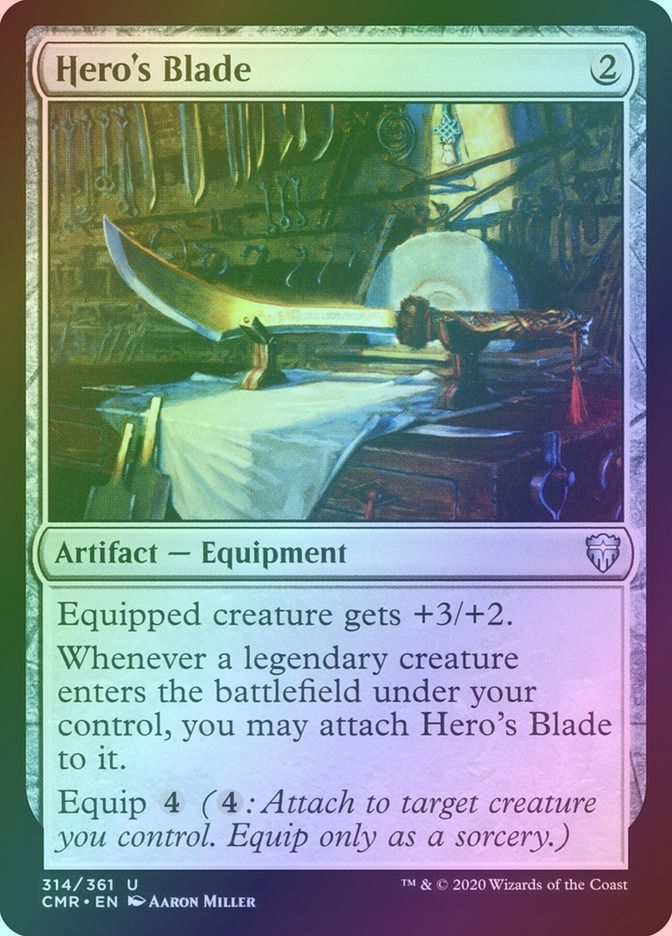 Hero's Blade (CMR) (314) / Foil