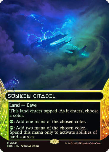 Sunken Citadel (EOS) (41) / Borderless / Foil
