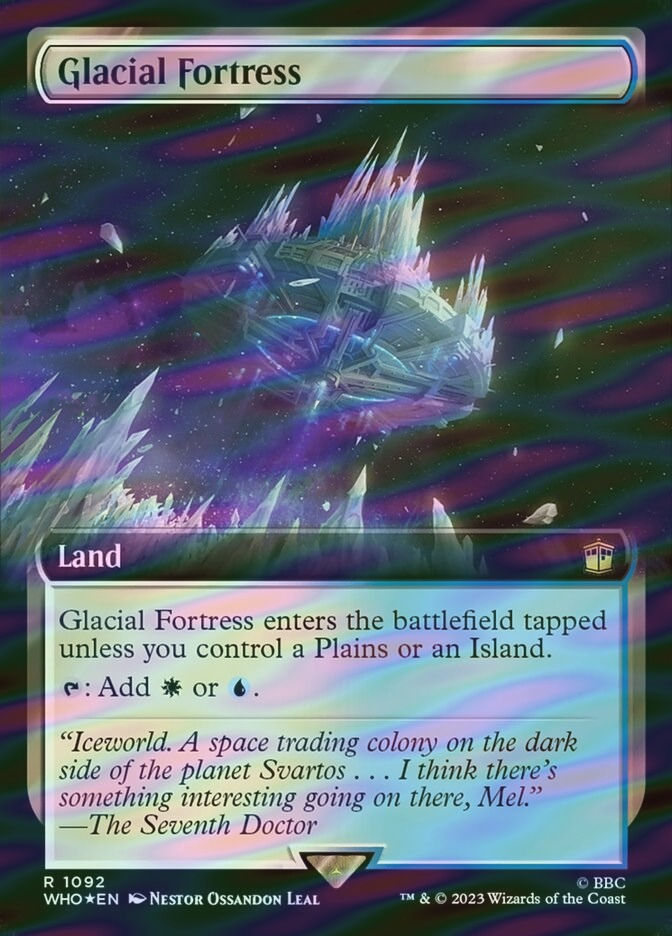 Glacial Fortress (WHO) (1092) / Extended Art / Surge Foil