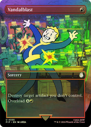 Vandalblast (pip) (355) / Borderless Foil