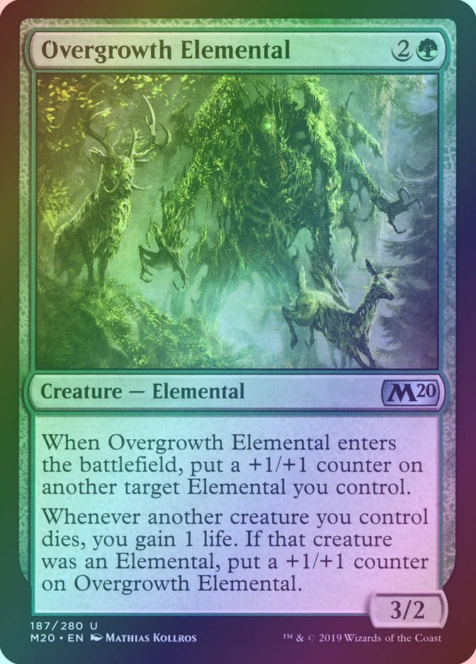 Overgrowth Elemental (M20) (187) / Foil