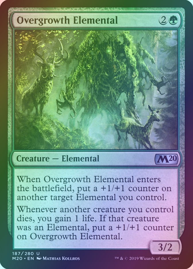 Overgrowth Elemental (M20) (187) / Foil