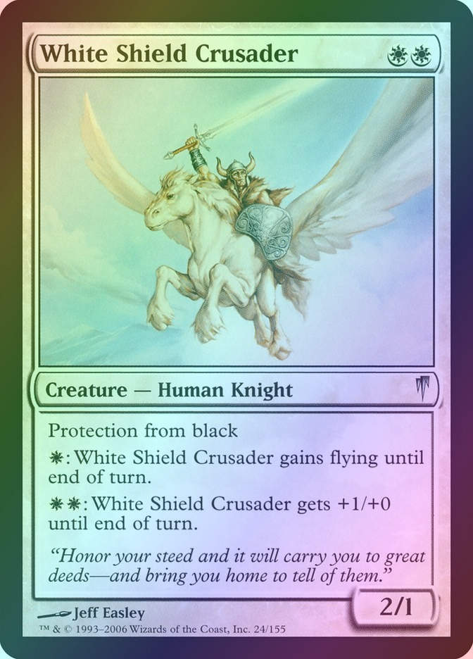 White Shield Crusader (CSP) (24) / Foil
