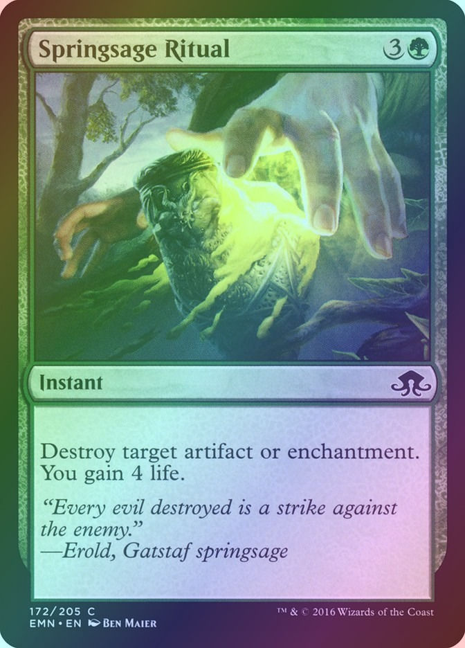 Springsage Ritual (EMN) (172) / Foil