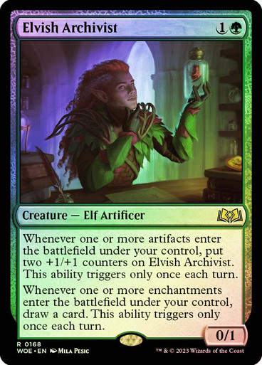 Elvish Archivist (woe) / Foil