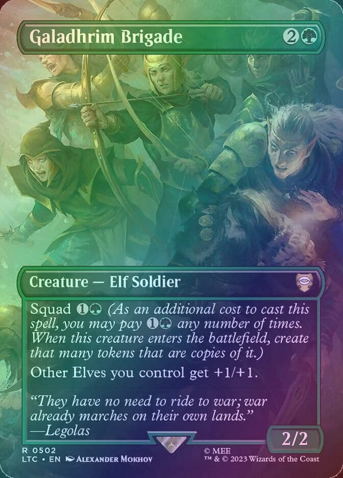 Galadhrim Brigade (LTC) (502) / Borderless / Foil