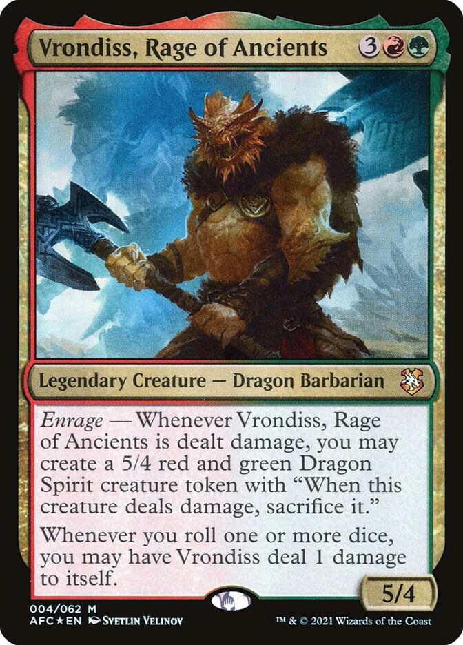 Vrondiss, Rage of Ancients (AFC) (4) / Foil
