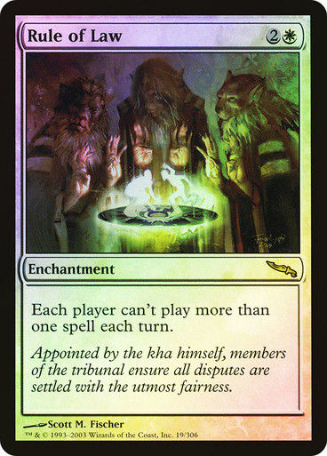 Rule of Law (MRD) (19) / Foil