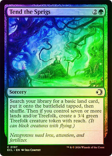 Tend the Sprigs (ECL) (197) / Foil