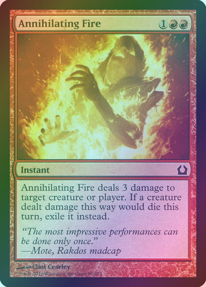 Annihilating Fire (RTR) (85) / Foil