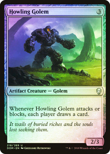 Howling Golem (DOM) (218) / Foil