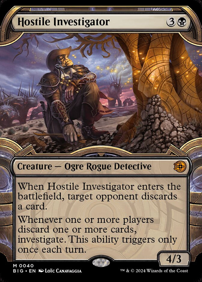 Hostile Investigator (BIG) (40) / Showcase