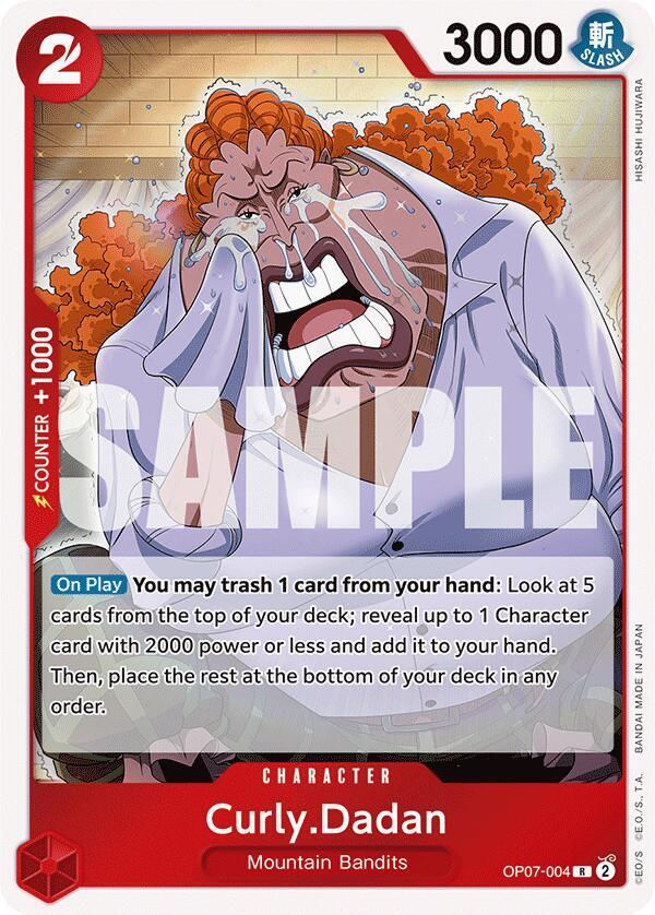 Curly.Dadan (OP07-004) / Foil