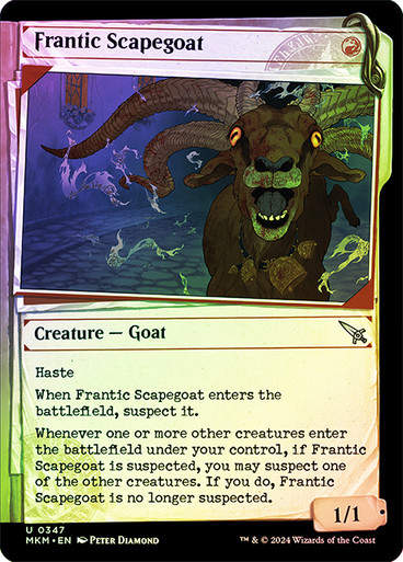 Frantic Scapegoat (mkm) (347) / Showcase Foil