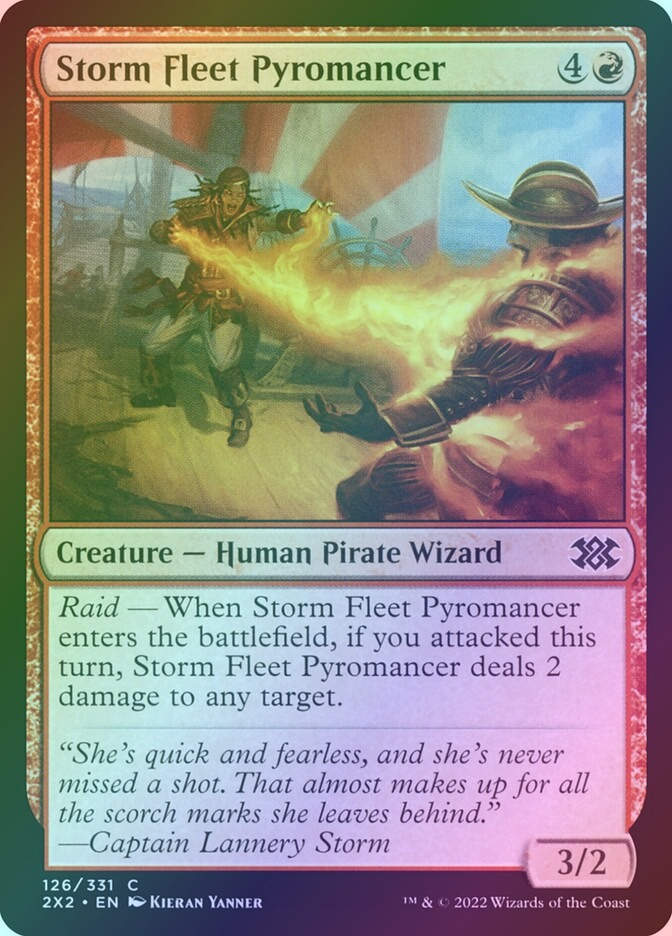 Storm Fleet Pyromancer (2X2) (126) / Foil