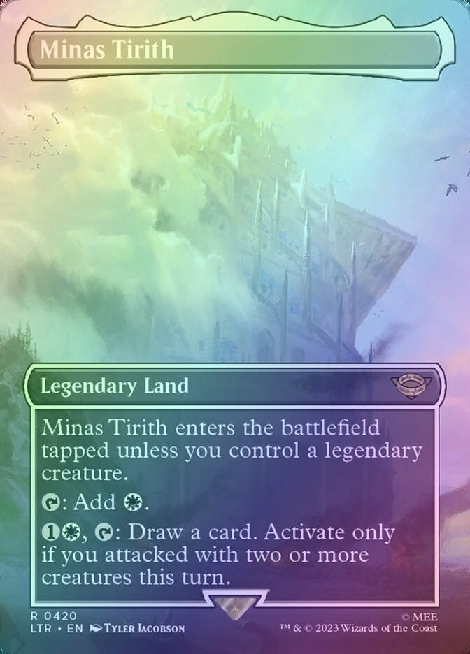 Minas Tirith (LTR) (420) / Borderless / Foil
