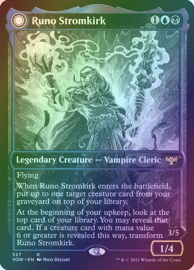 Runo Stromkirk // Krothuss, Lord of the Deep (VOW) (327) / Showcase / Foil