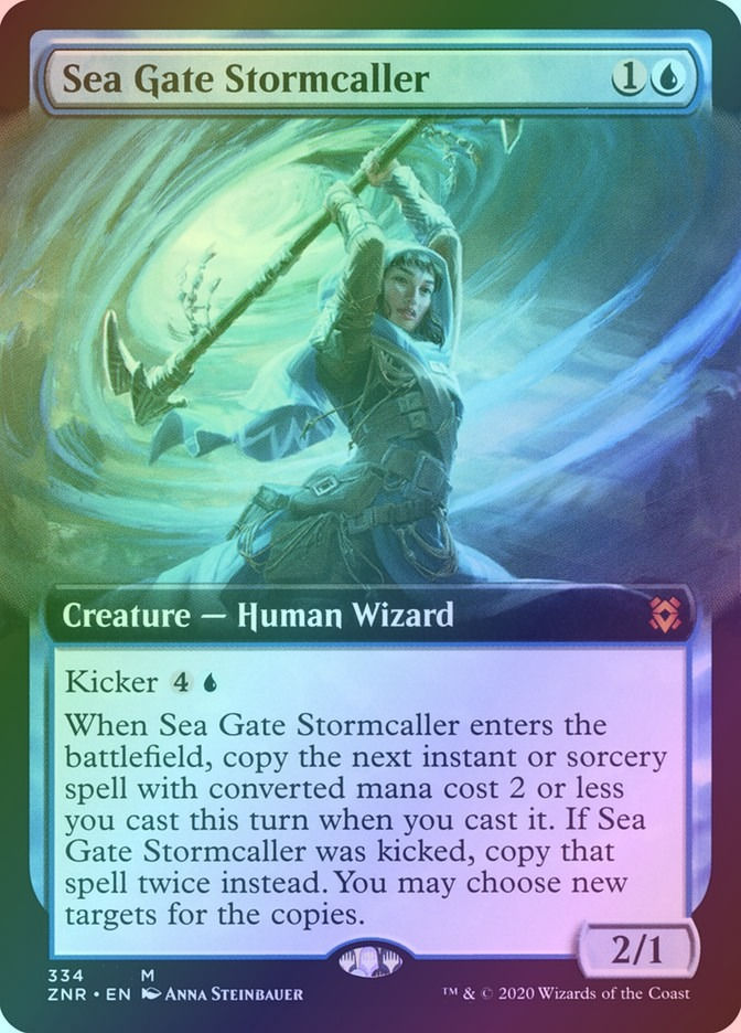 Sea Gate Stormcaller (ZNR) (334) / Extended Art / Foil