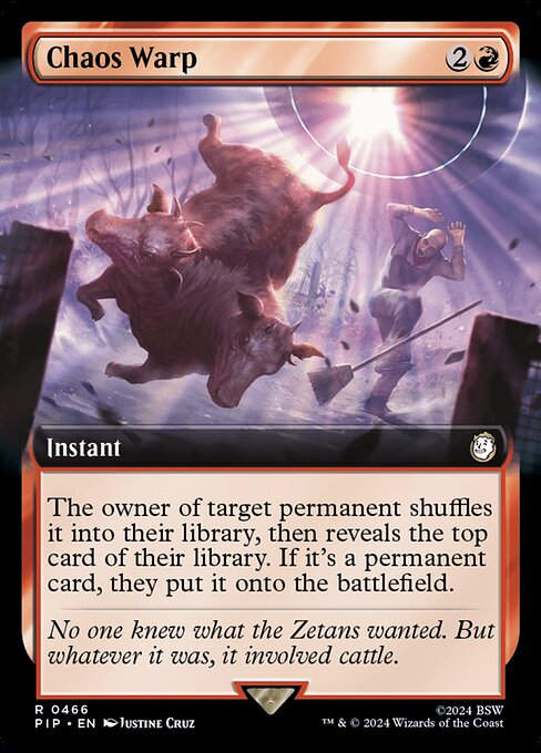 Chaos Warp (pip) (466) / Extended Art