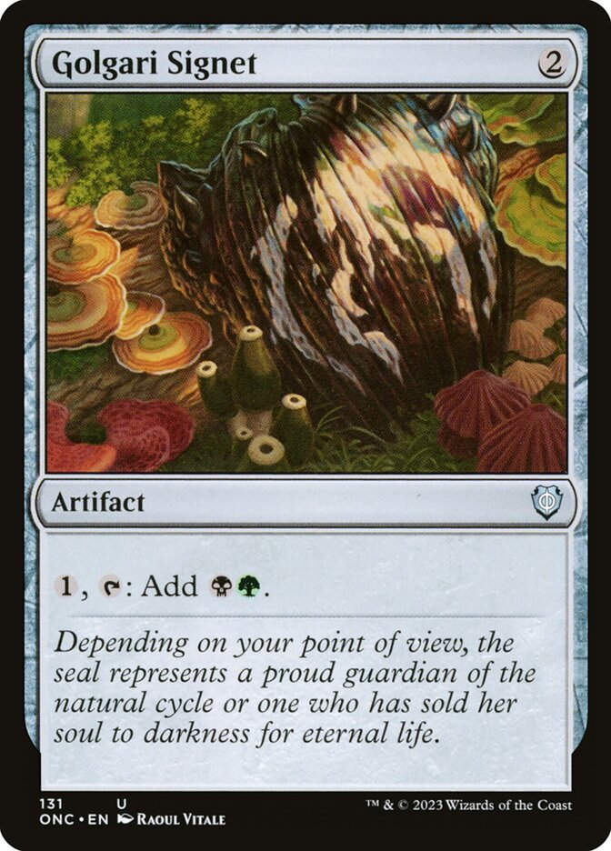 Golgari Signet (ONC) (131)