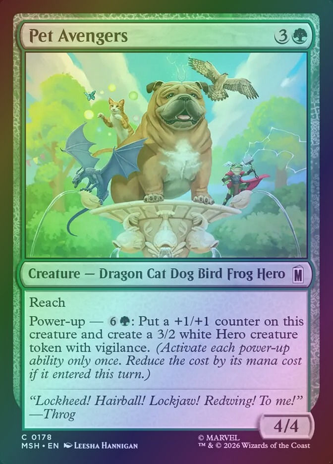 Pet Avengers (MSH) (178) / Foil