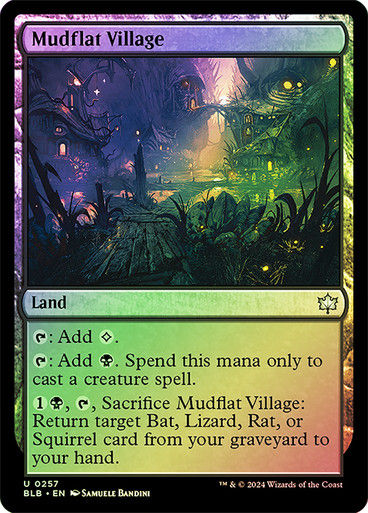 Mudflat Village (blb) (257) / Foil