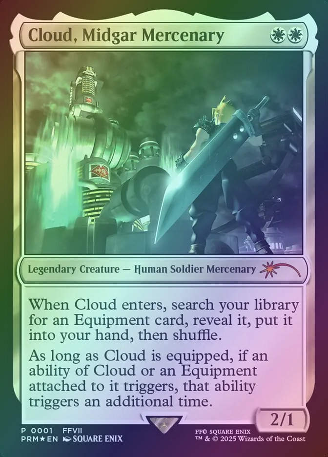 Cloud, Midgar Mercenary (PMEI) (2025-21) / Foil
