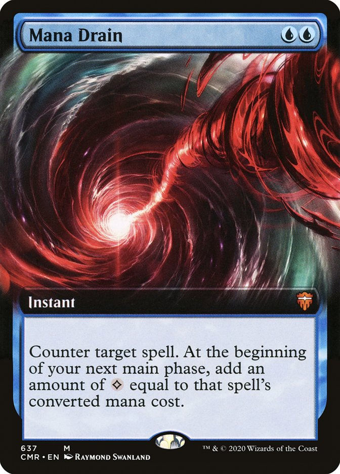 Mana Drain (CMR) (637) / Extended Art