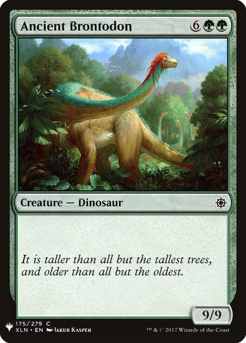 Ancient Brontodon (PLST) (XLN-175)