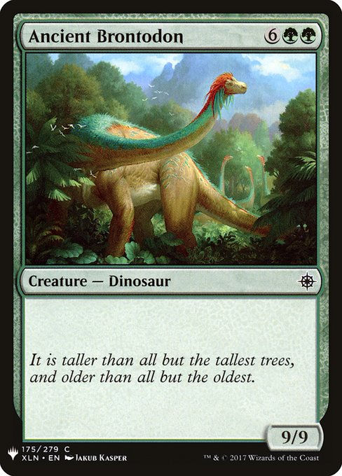 Ancient Brontodon (PLST) (XLN-175)