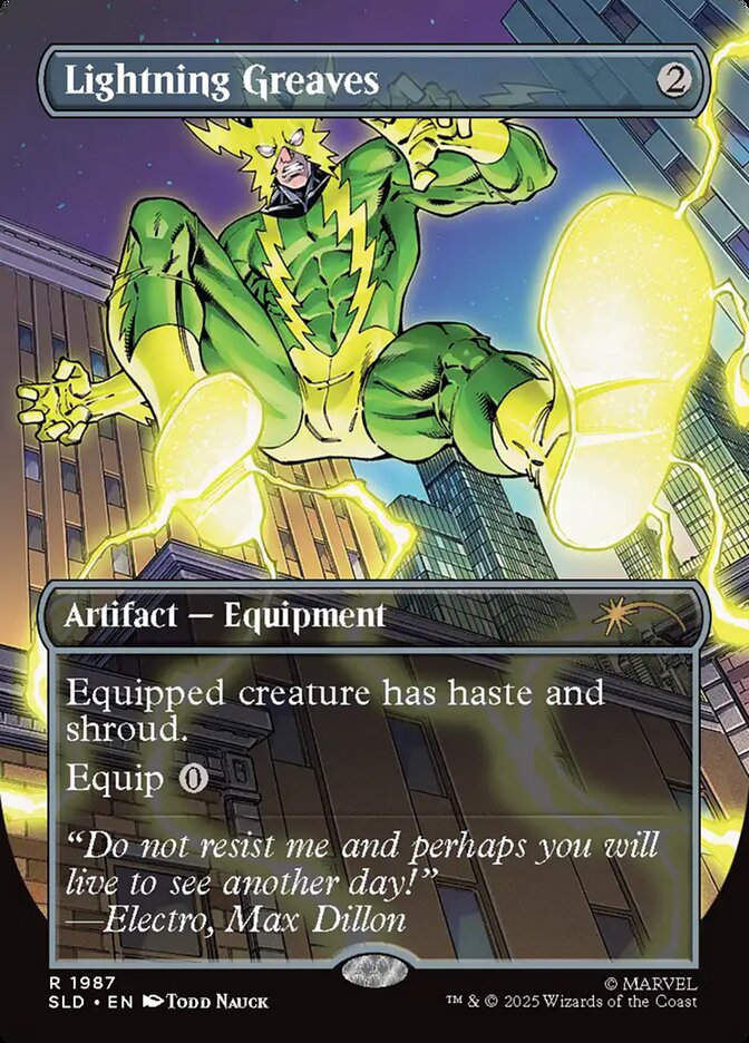 Lightning Greaves (SLD) (1987) / Borderless