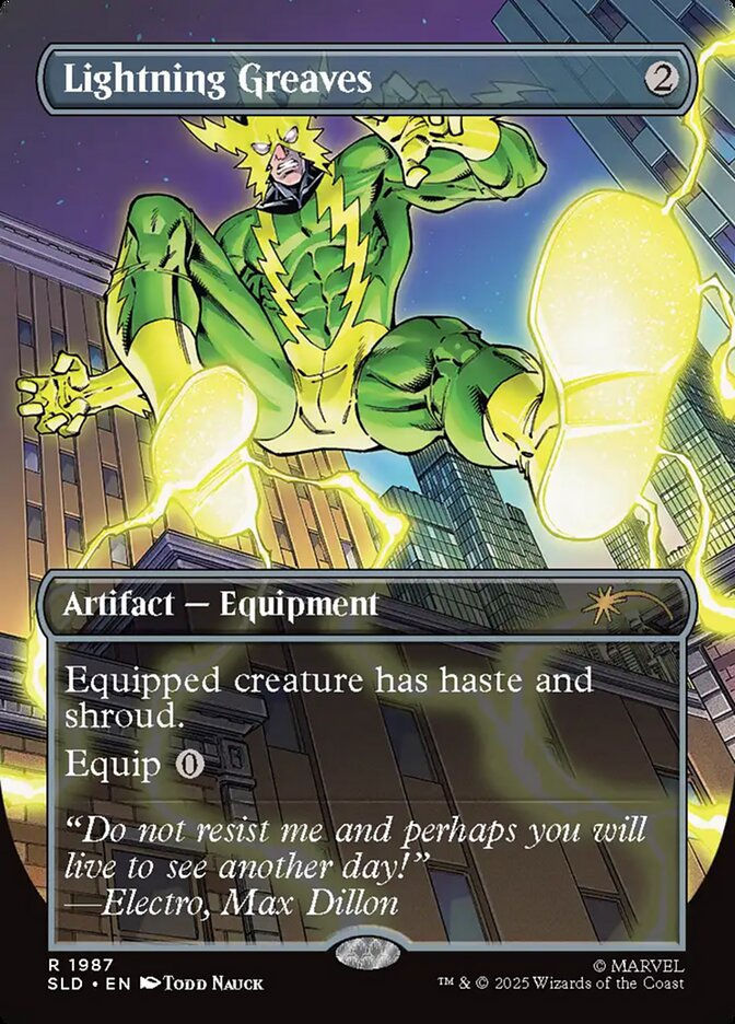 Lightning Greaves (SLD) (1987) / Borderless