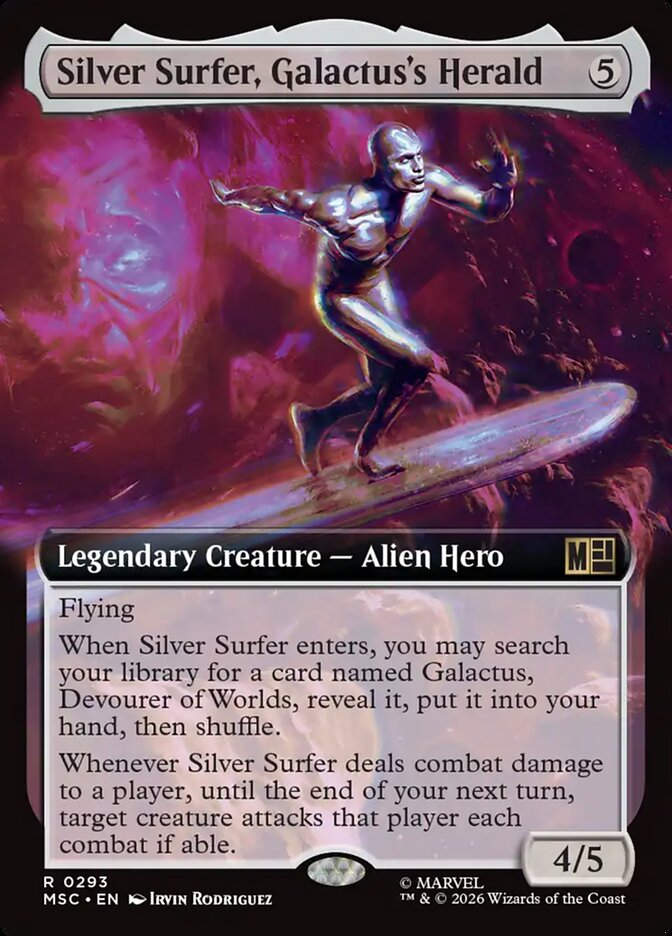 Silver Surfer, Galactus's Herald (MSC) (293) / Extended Art