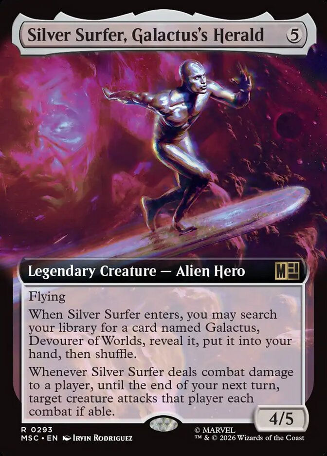 Silver Surfer, Galactus's Herald (MSC) (293) / Extended Art